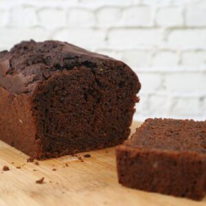 Chocolade courgette cake